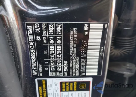 2021 Mercedes-Benz Glc 300 из США, поврежденный, VIN W1N0G8DB1MF868297